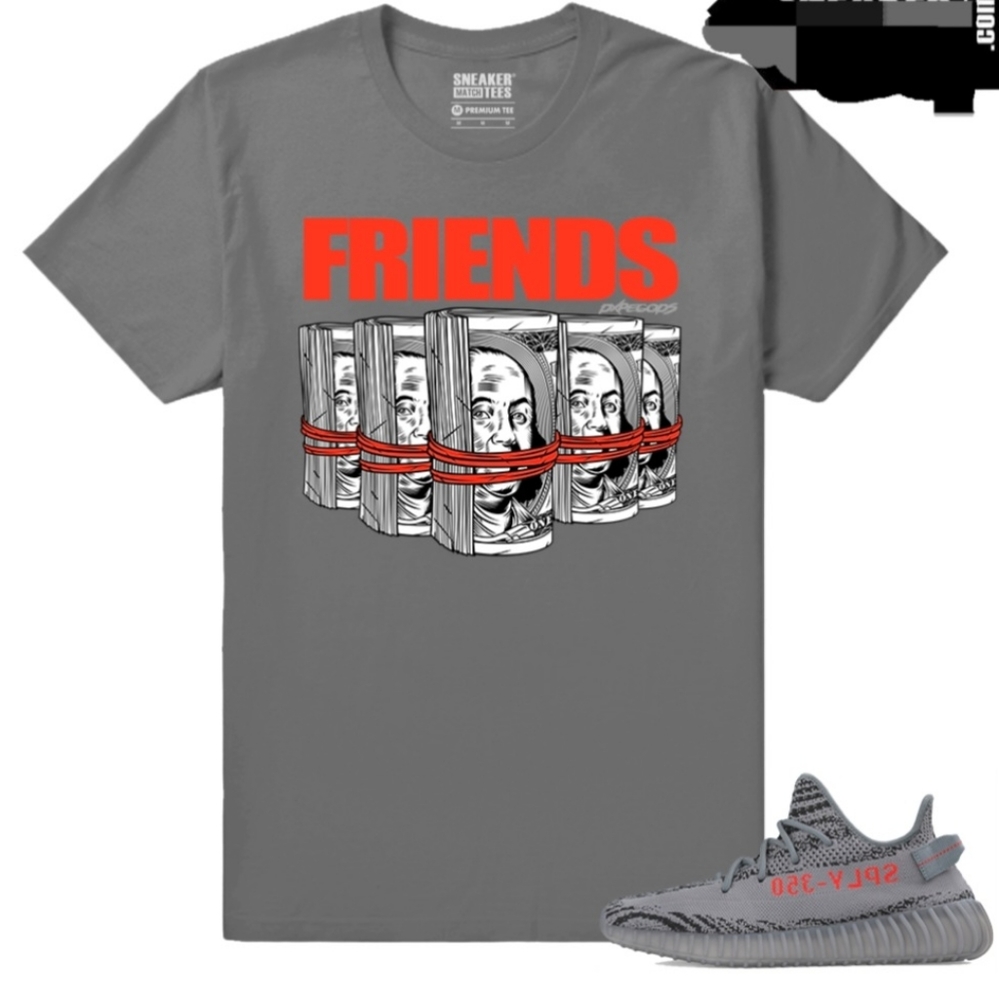 Sneaker Match Shirt for Yeezy 350 Beluga Friends XL